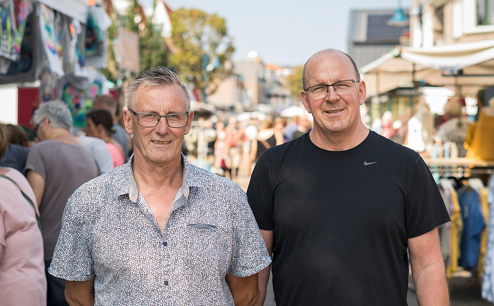 Jan en Frank bliezen braderie nieuw leven in